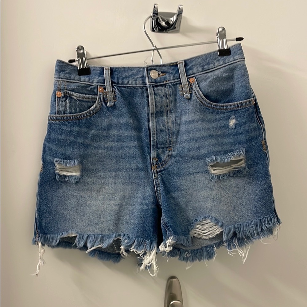 We the Free Denim Distressed Women's Shorts. Never worn.